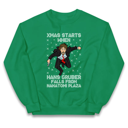 hans gruber falling jumper