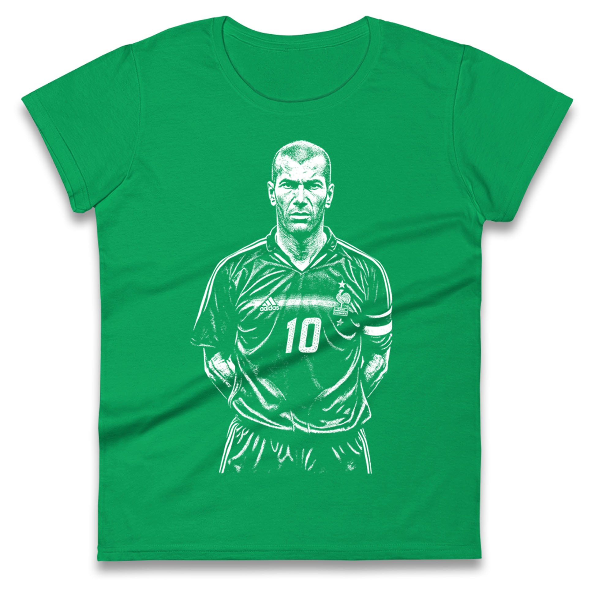 Zidane France 10 Ladies T Shirt