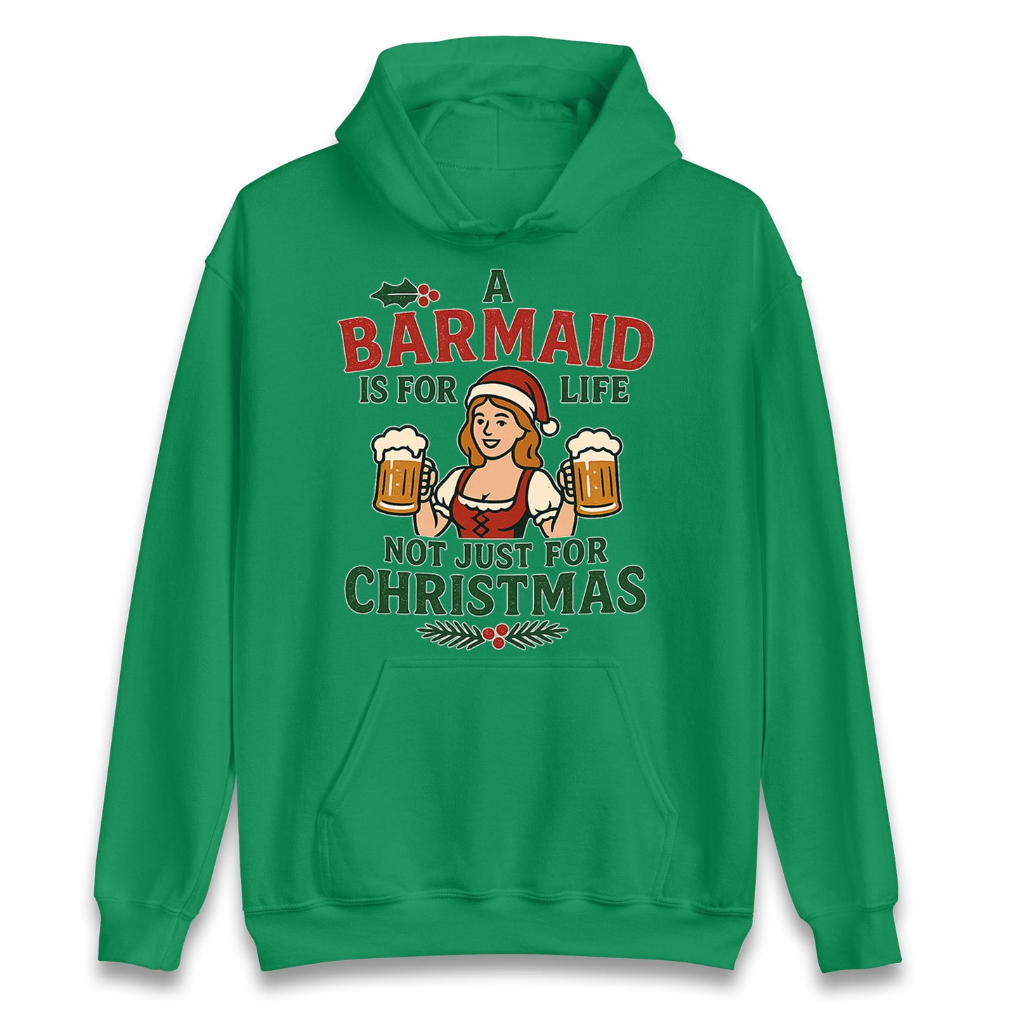 Barmaid Xmas Hoodie