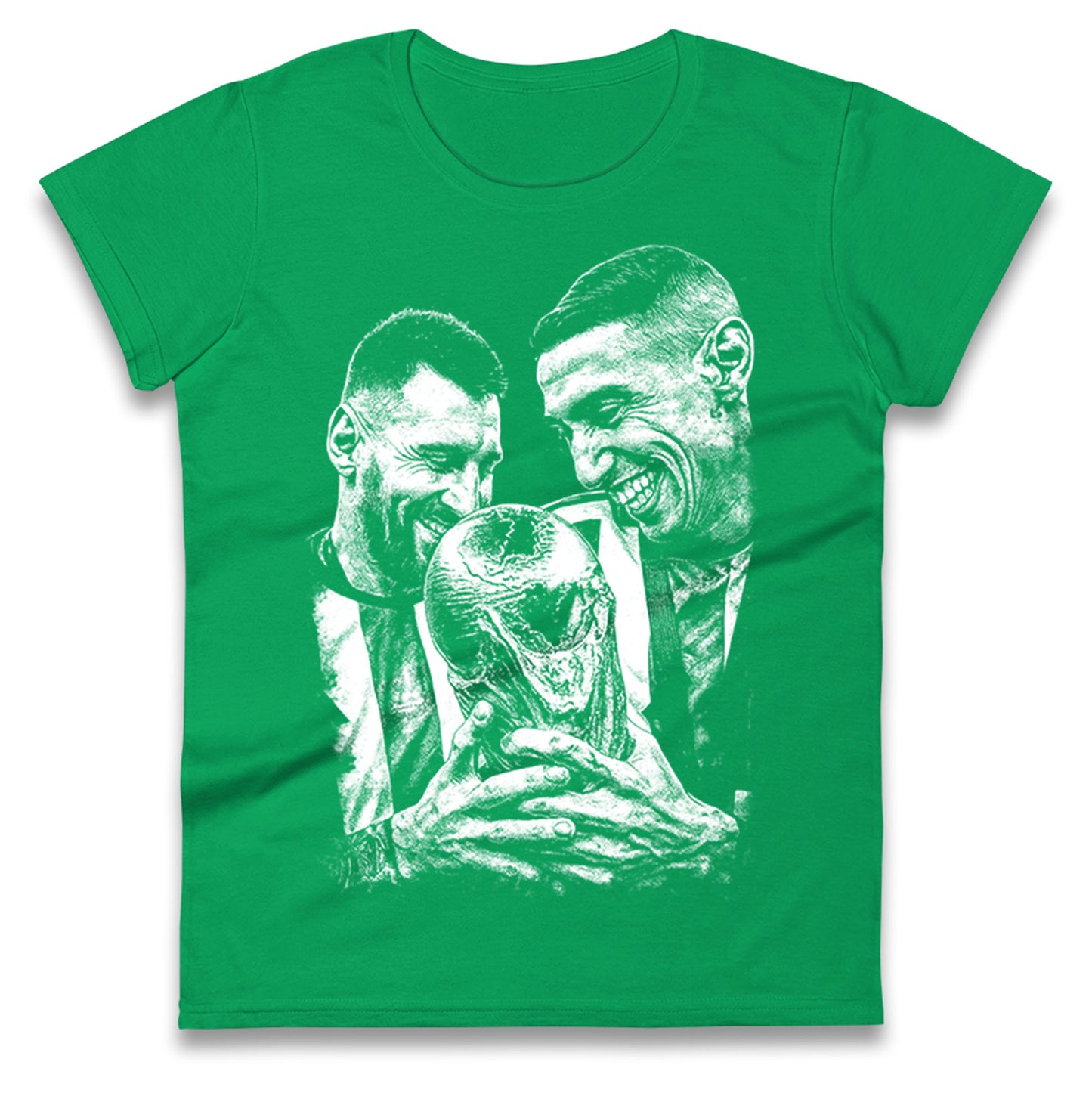 Lionel Messi Angel Di Maria Ladies T Shirt