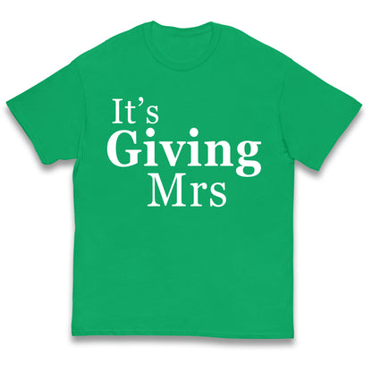 It’s Giving Mrs Kids T Shirt 