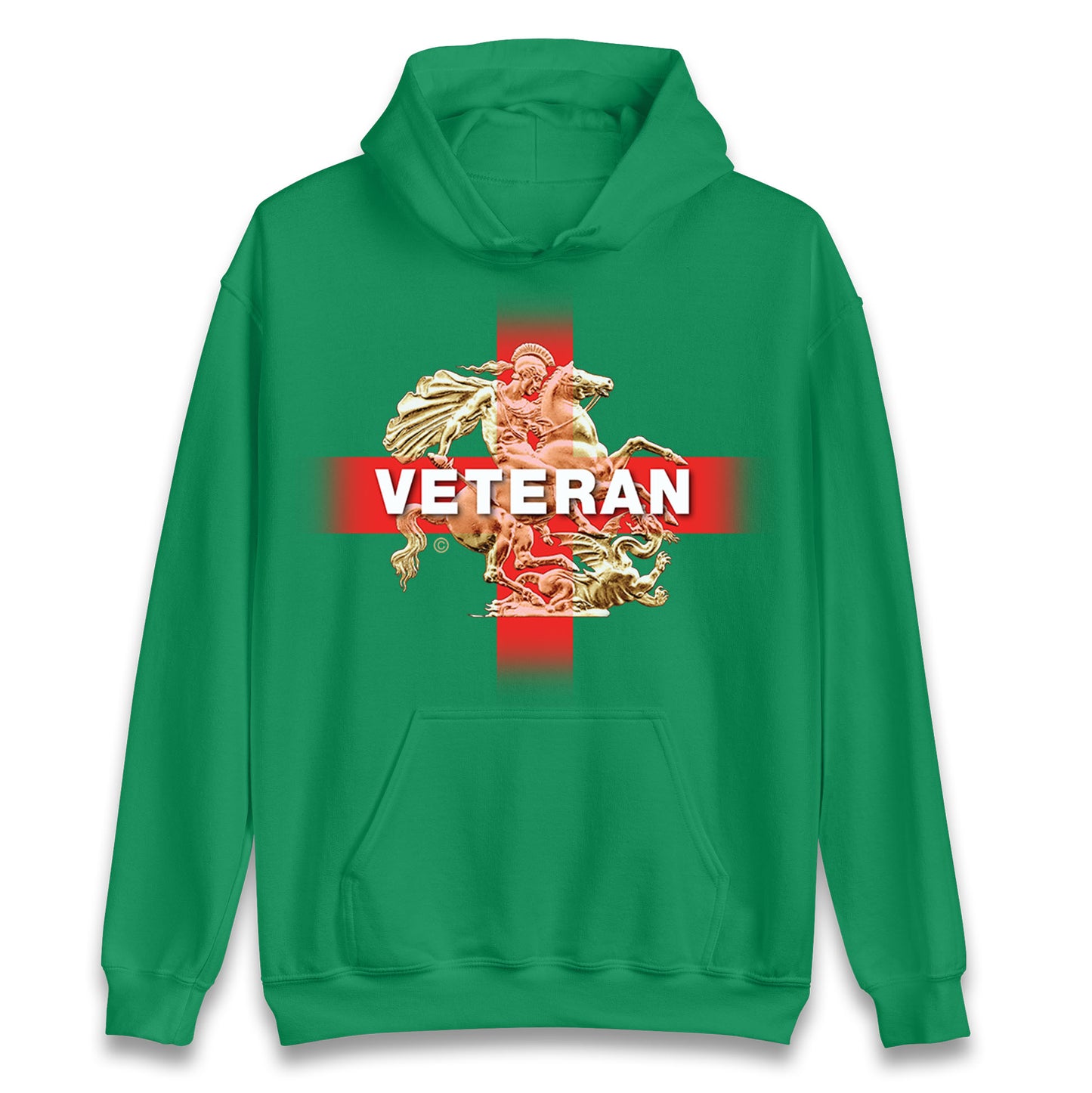 Veteran St George & The Dragon Unisex Hoodie