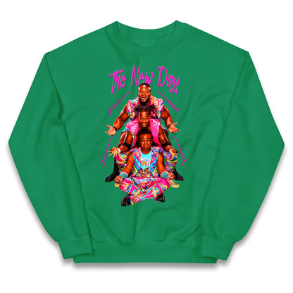 The New Day wwe Bootleg Kids Jumper