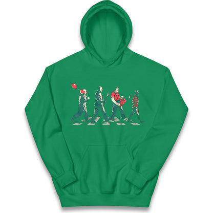 Horror Characters Friends Spoof Halloween Kids Hoodie