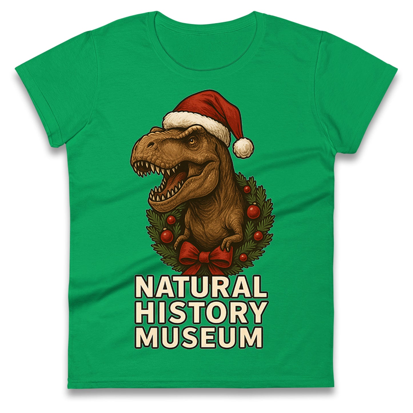 Natural History Museum Christmas Ladies T Shirt