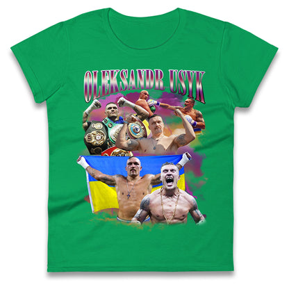 Oleksandr Usyk Ladies T Shirt UK