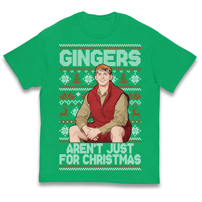 Angry Ginge Xmas Kids T Shirt