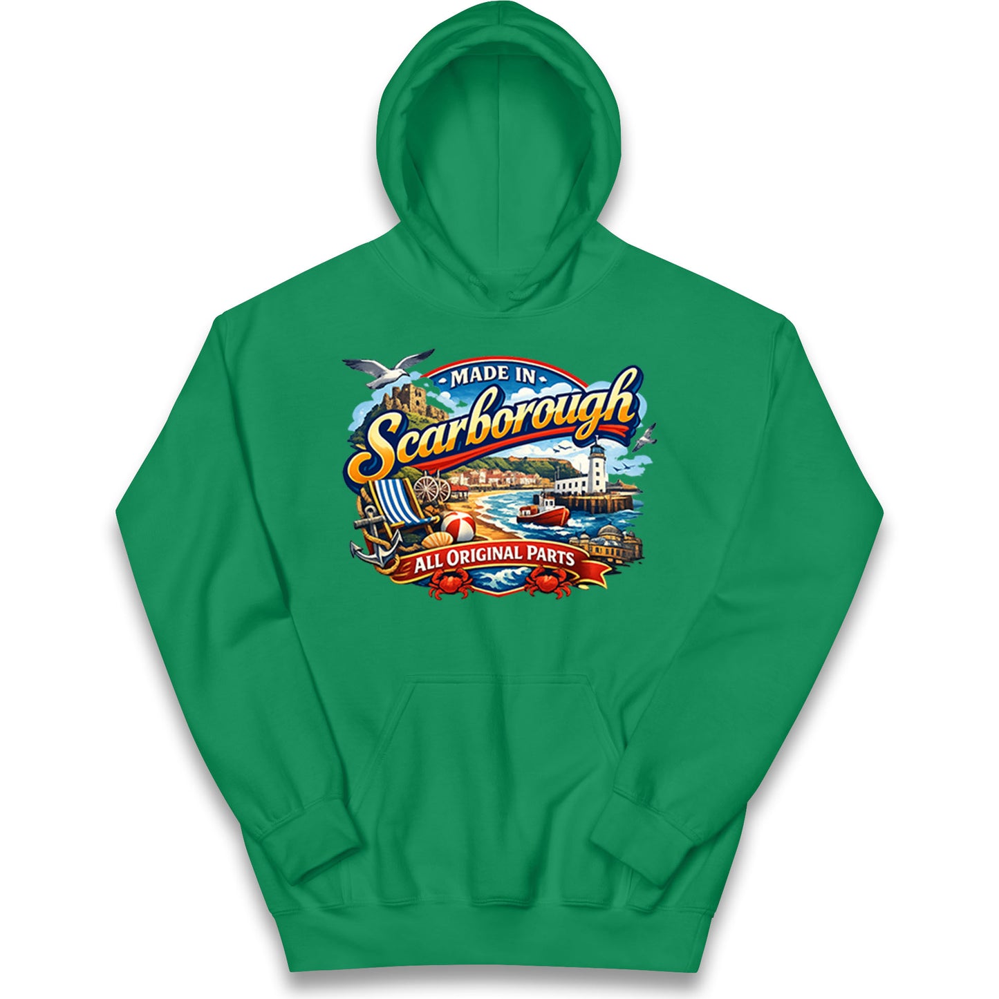 Made In Scarborough All Original Parts Kids Hoodie