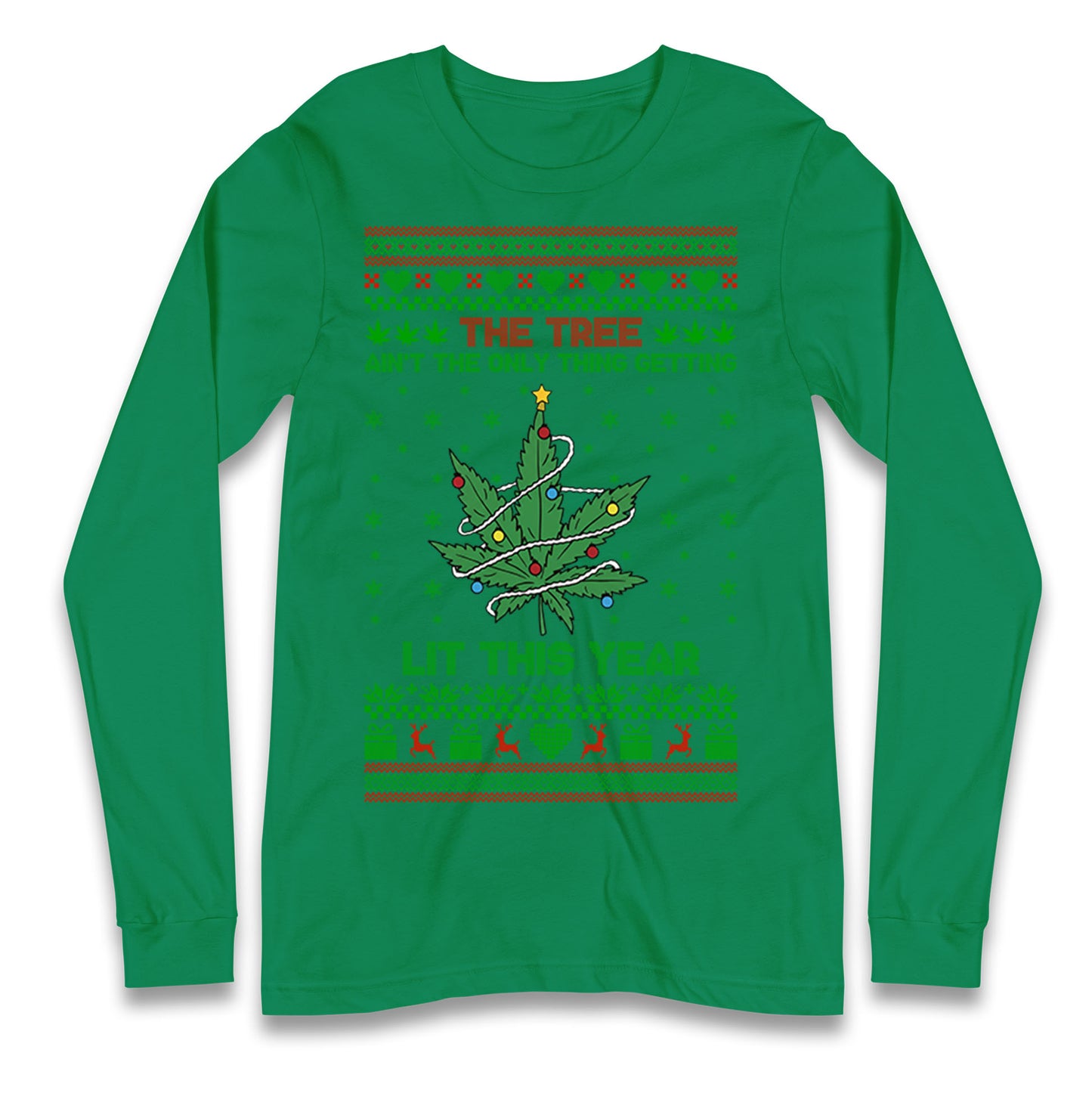 Cannabis Christmas Longsleeve T Shirt 