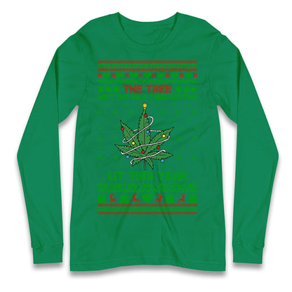 Cannabis Christmas Longsleeve T Shirt 