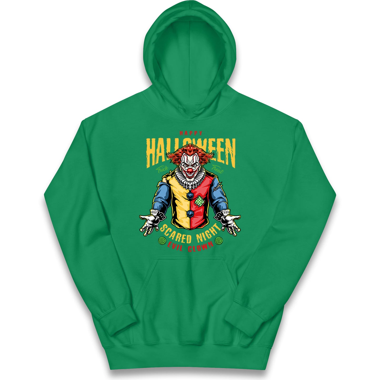 Halloween Clown Kids Hoodie