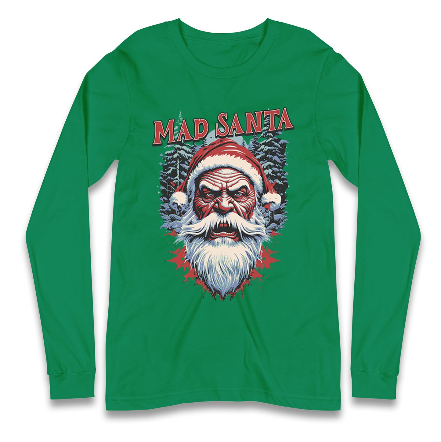 Mad Santa Longsleeve T Shirt