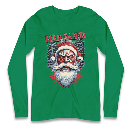 Mad Santa Longsleeve T Shirt