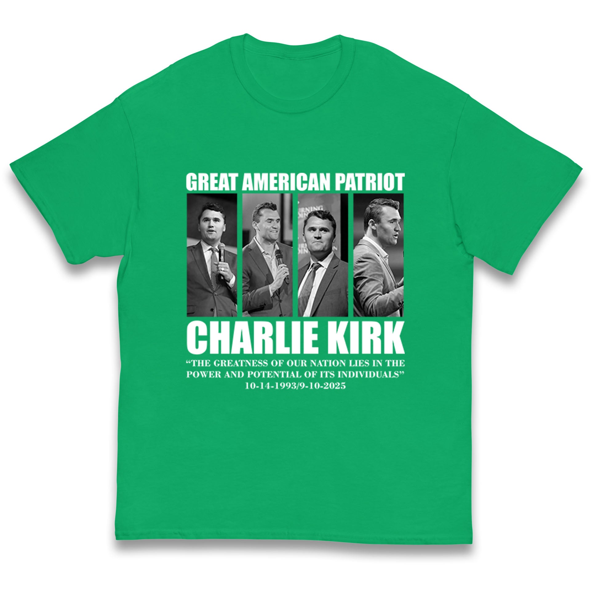 Charlie Kirk Kids T Shirt