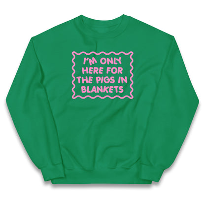 Pigs In Blankets Christmas Kids Jumper