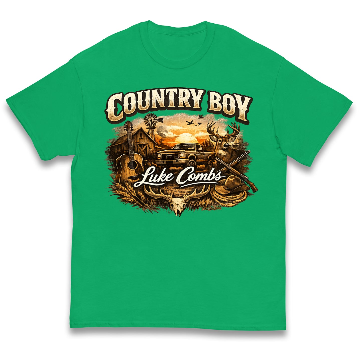Luke Combs Country Music Kids T Shirt