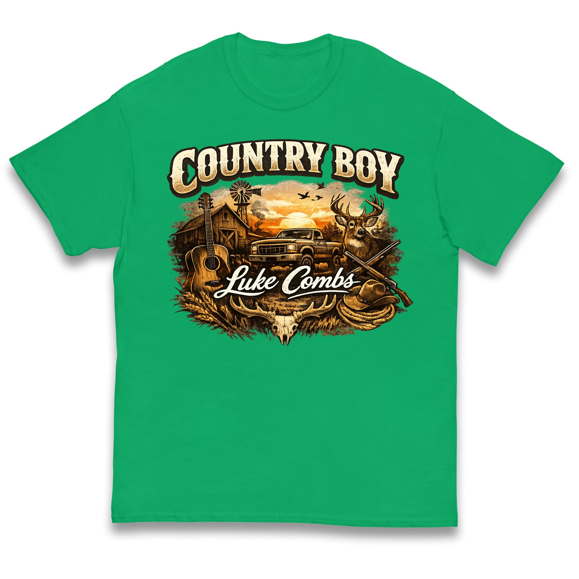 Luke Combs Country Music Kids T Shirt