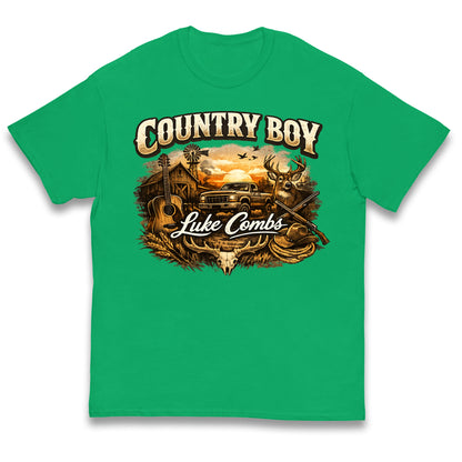 Luke Combs Country Music Kids T Shirt