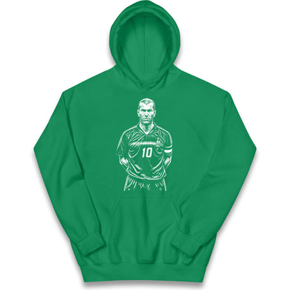 Zidane France 10 Kids Hoodie