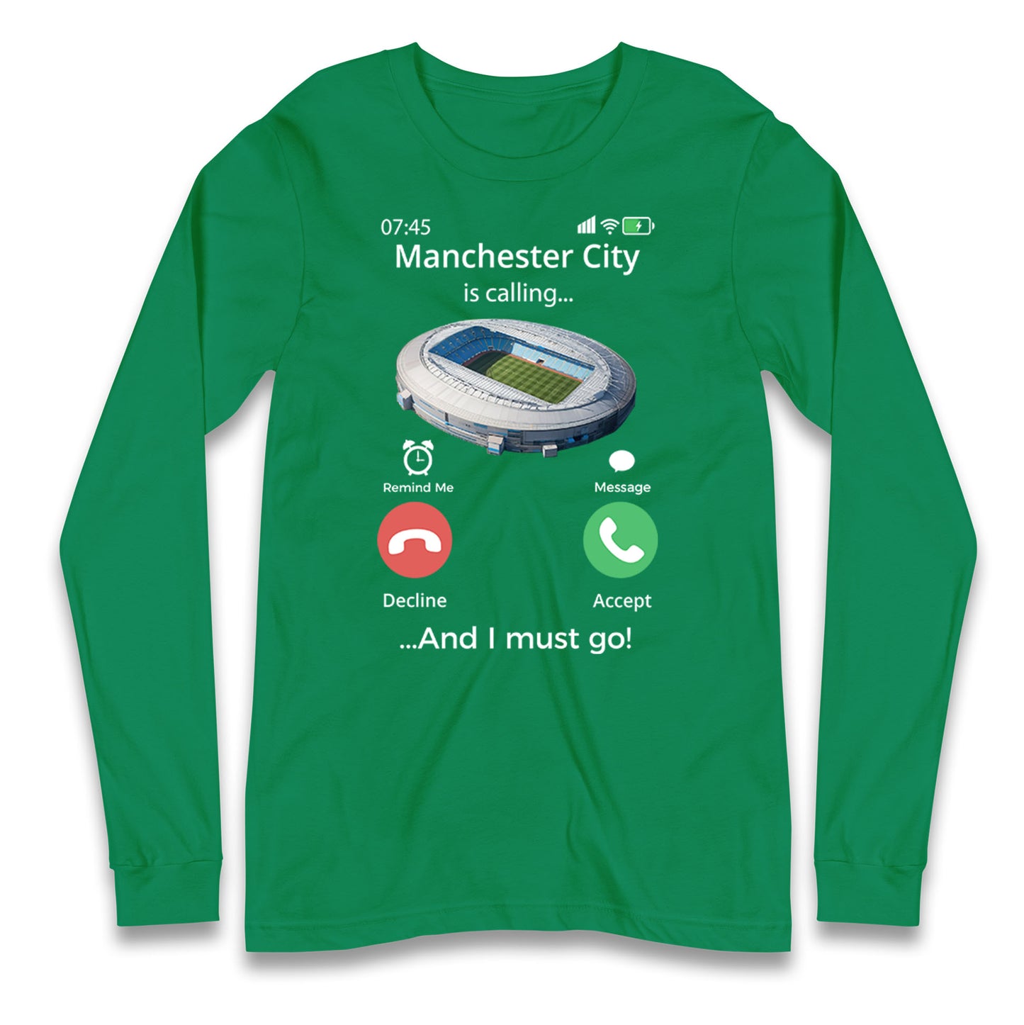 manchester city long sleeve t shirt