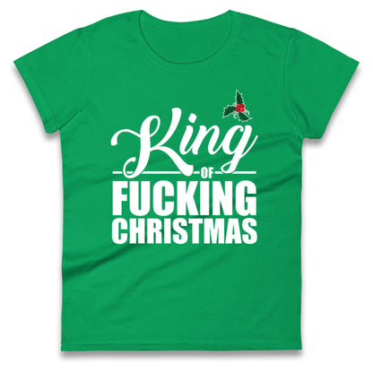 Naughty Christmas Ladies T Shirt