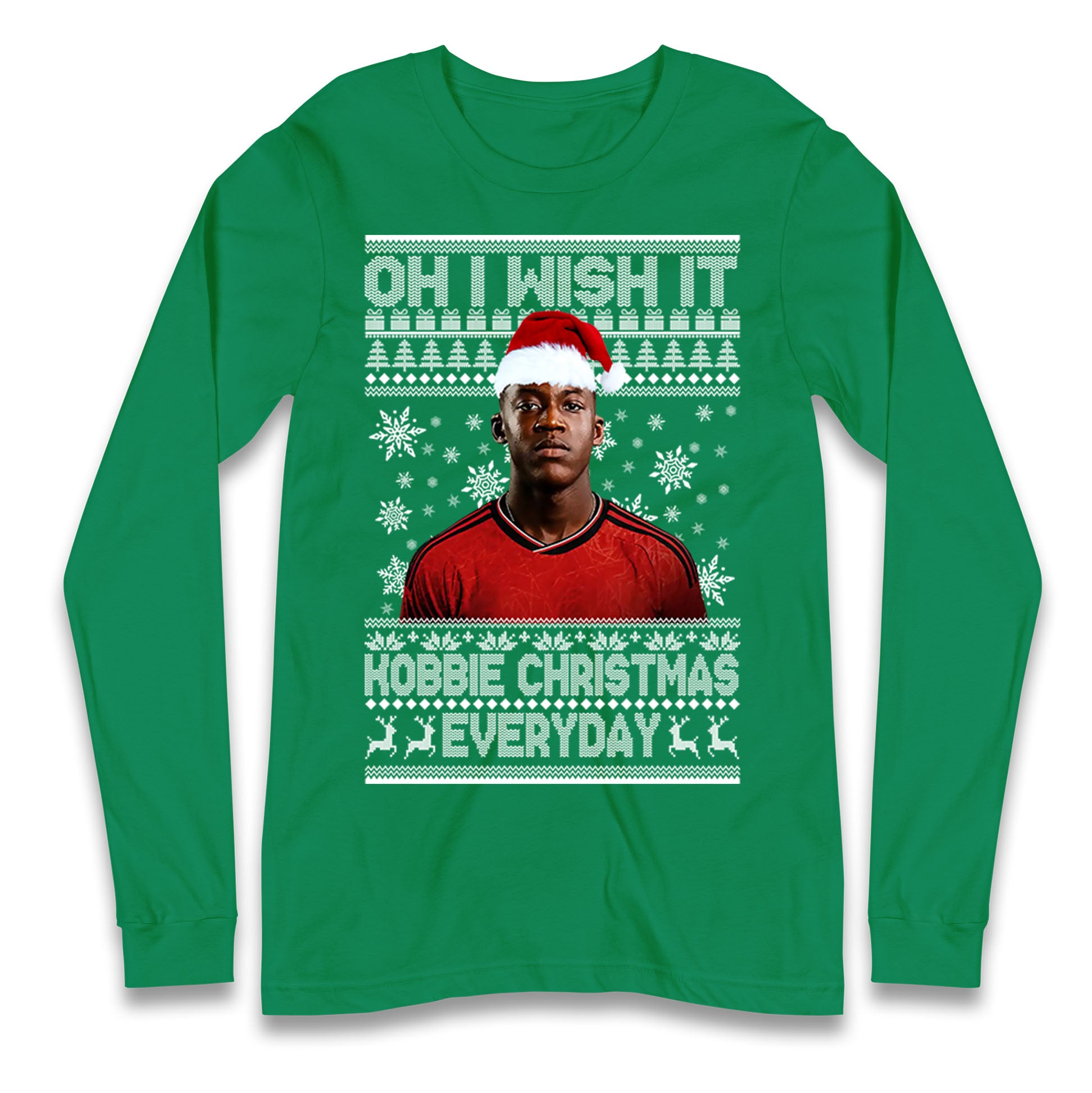 Kobbie Mainoo Christmas Longsleeve T Shirt