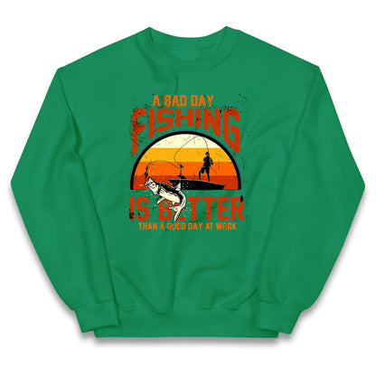 I love fishing Kids Jumper