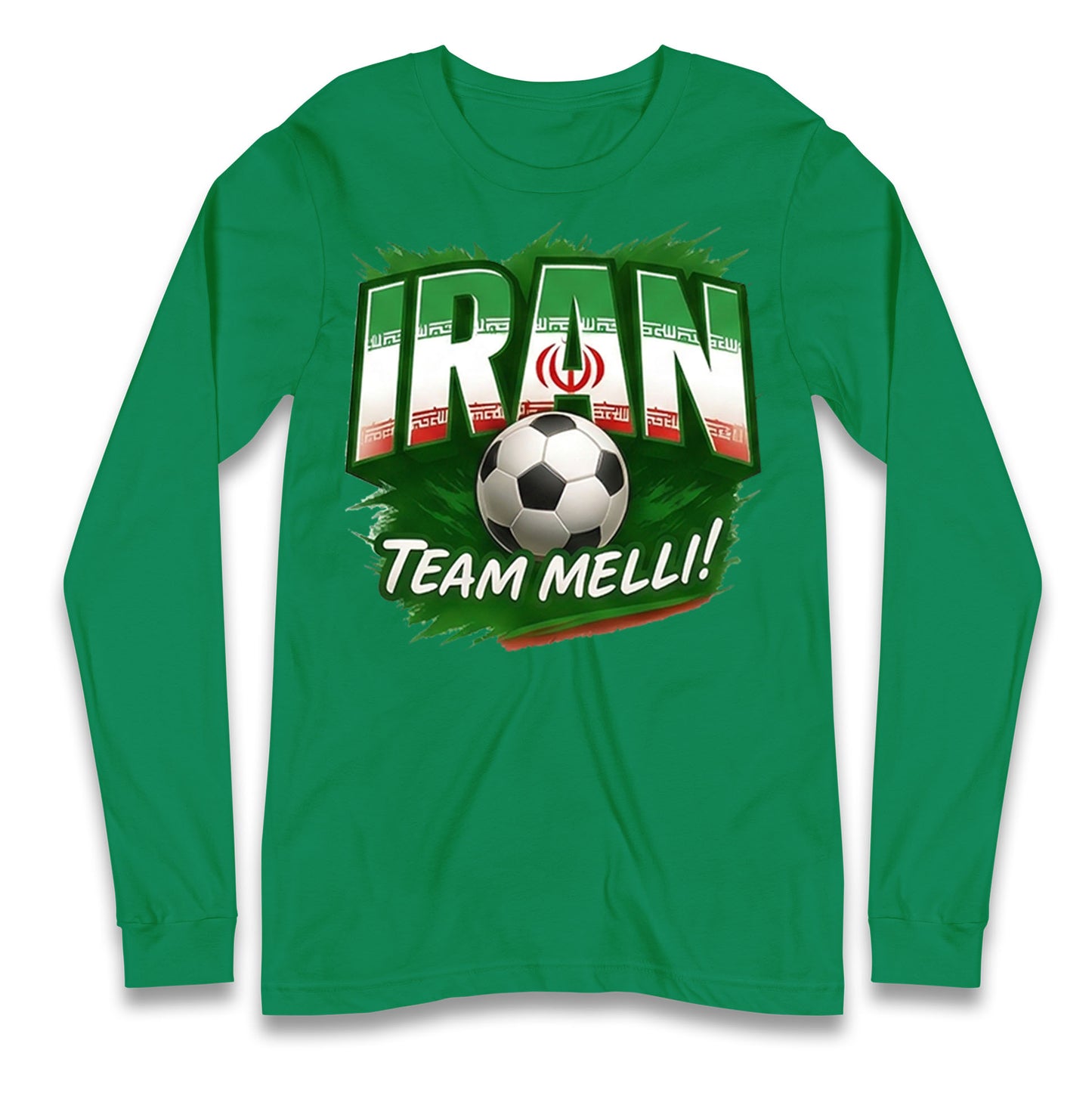 Iran Retro World Cup Longsleeve T Shirt
