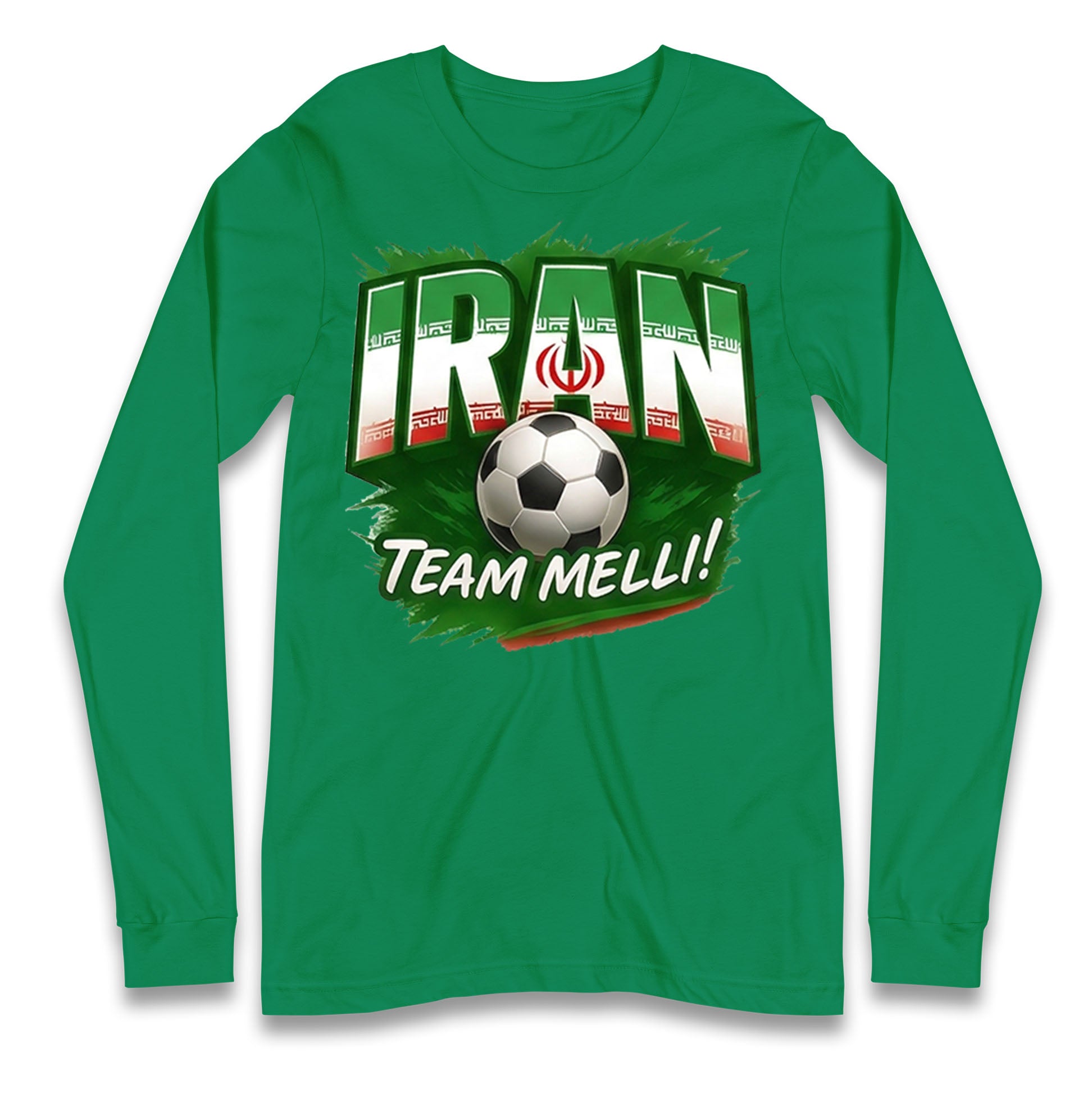 Iran Retro World Cup Longsleeve T Shirt