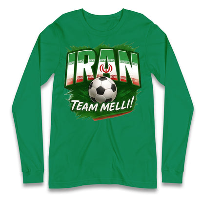 Iran Retro World Cup Longsleeve T Shirt