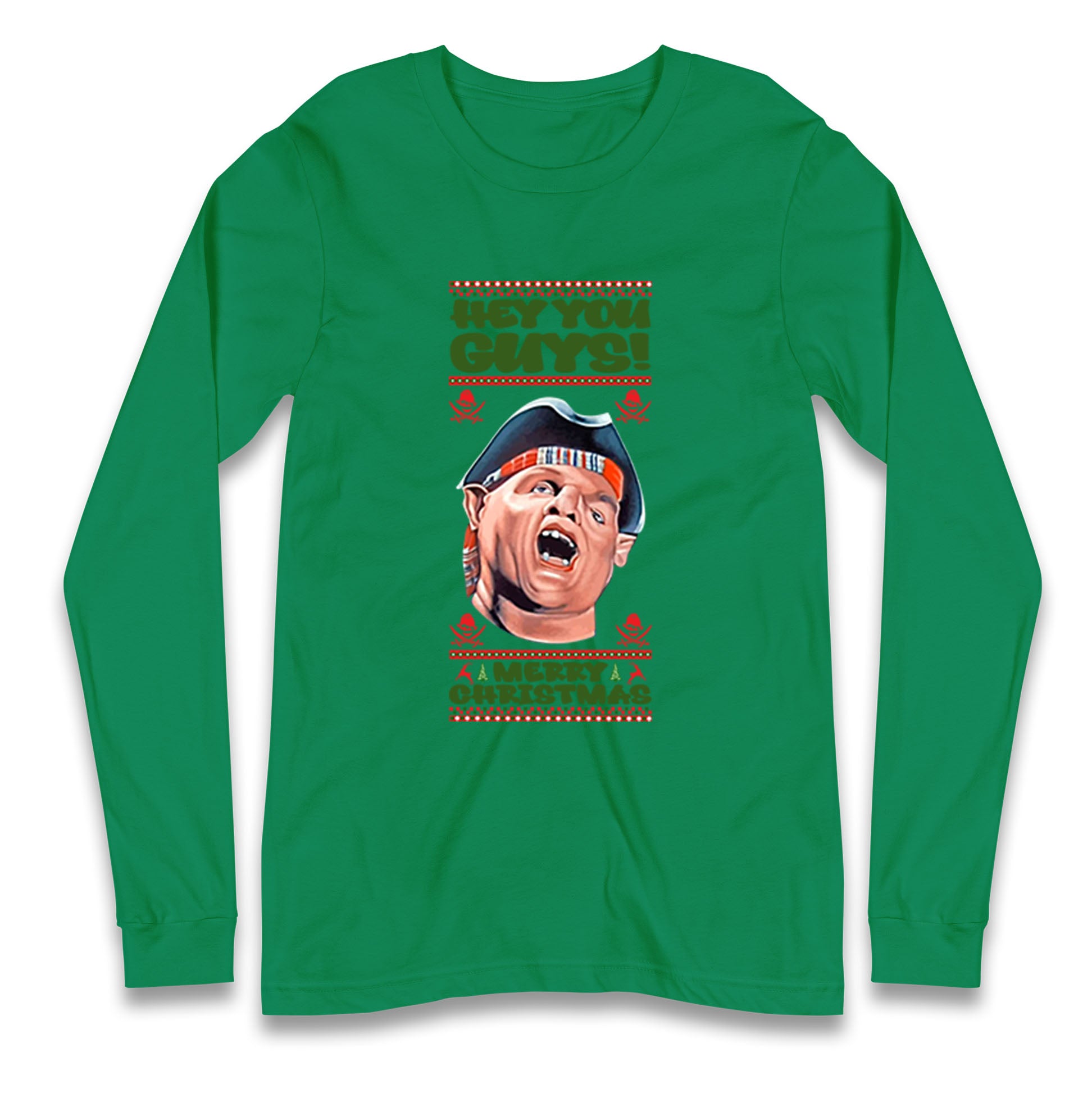goonies sloth christmas long sleeve t shirt