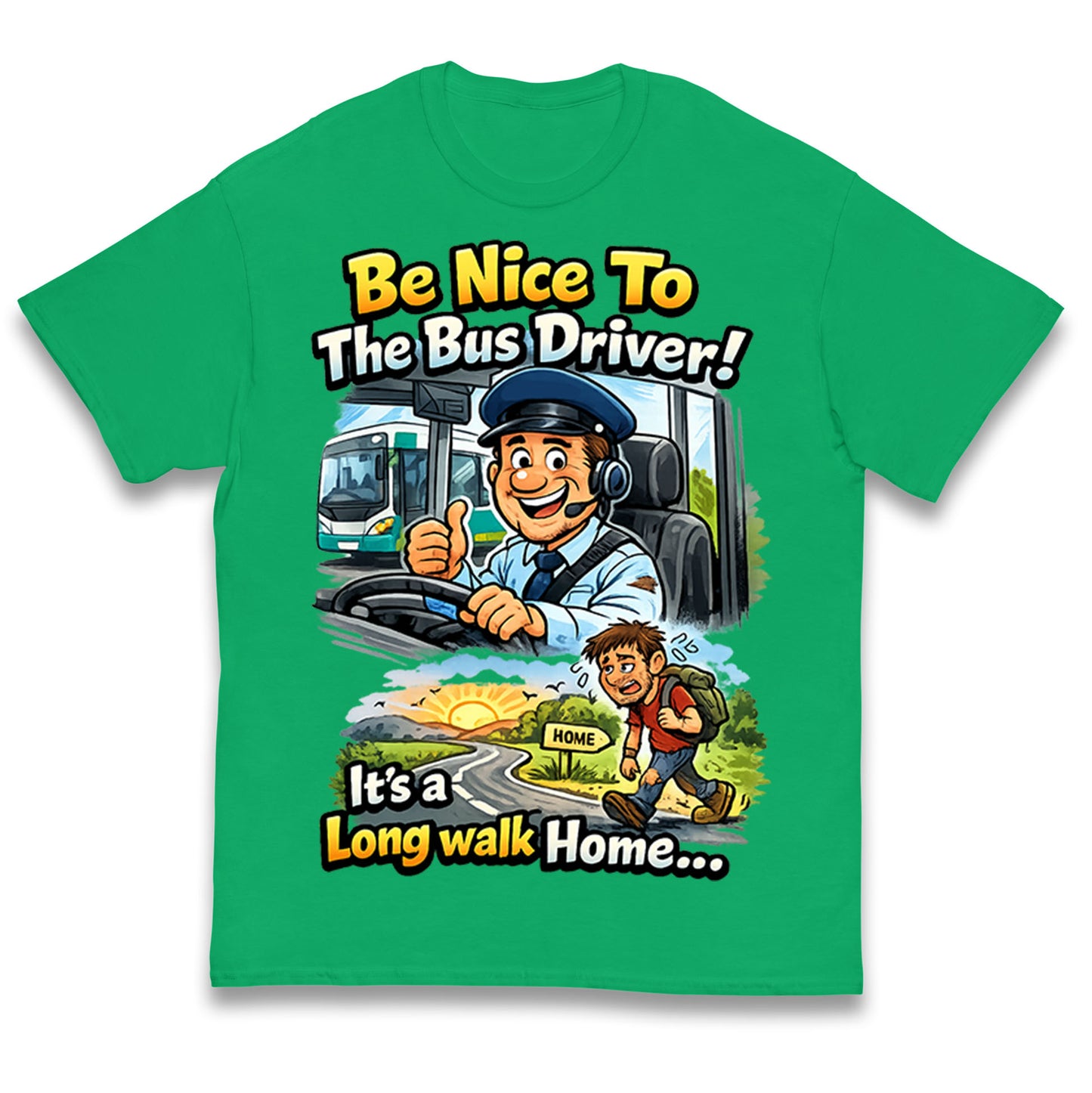 Bus Driver Kids T Shirt