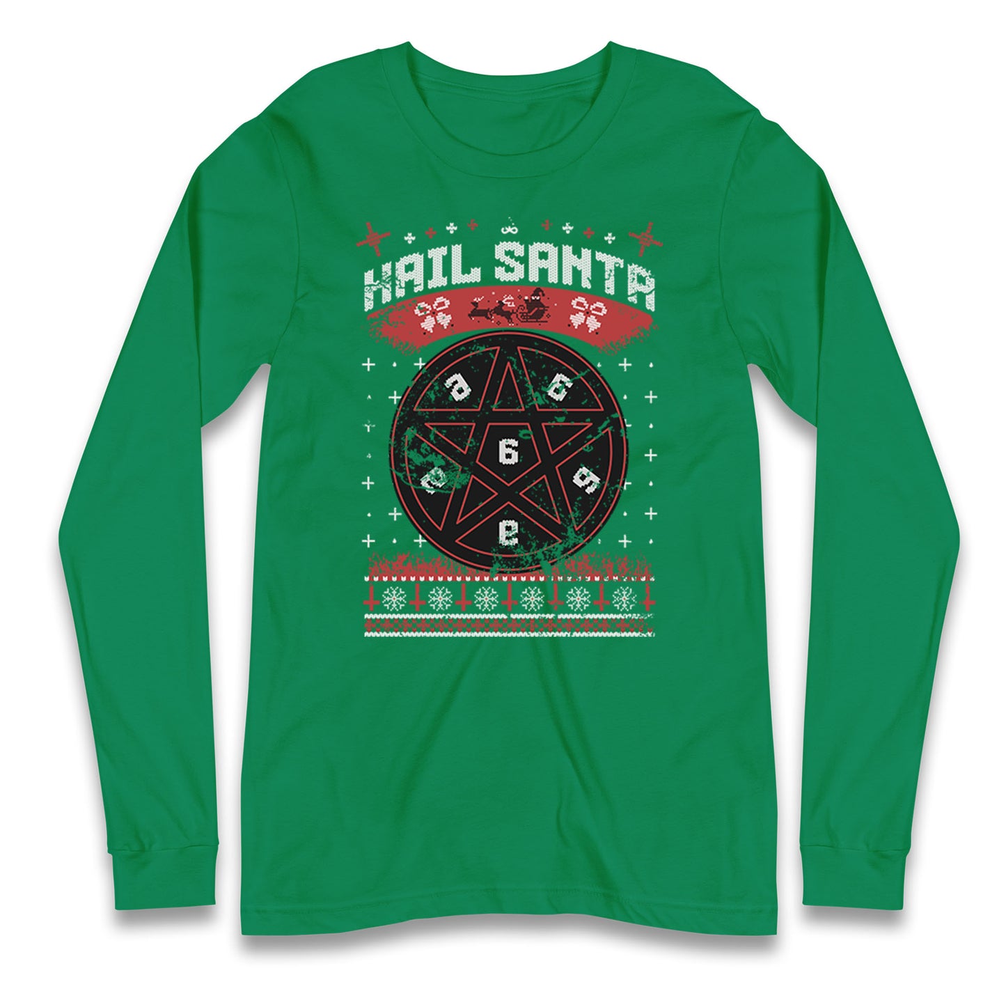Hail Santa Longsleeve T Shirt