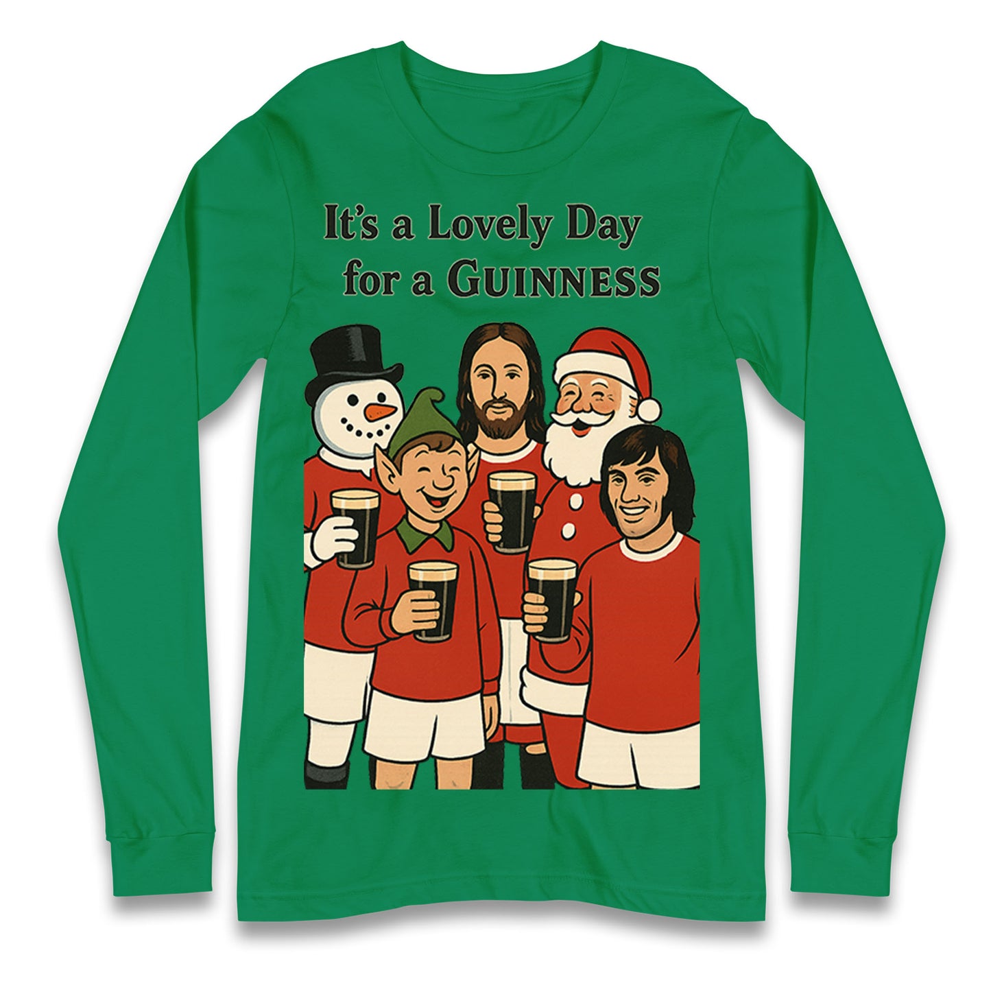 Man United Christmas Longsleeve T Shirt