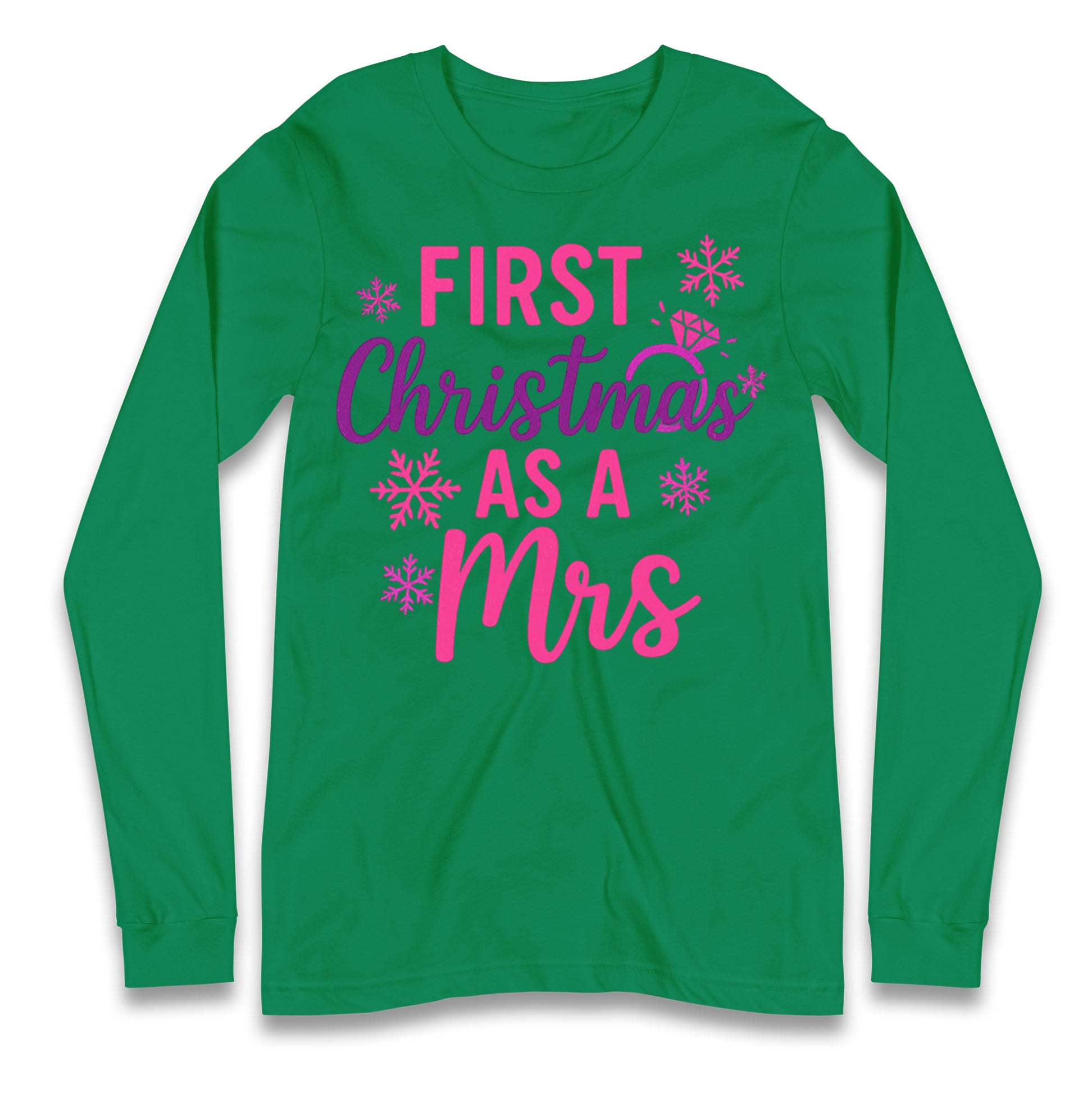 First Christmas As A Mrs Longsleeve T Shirt