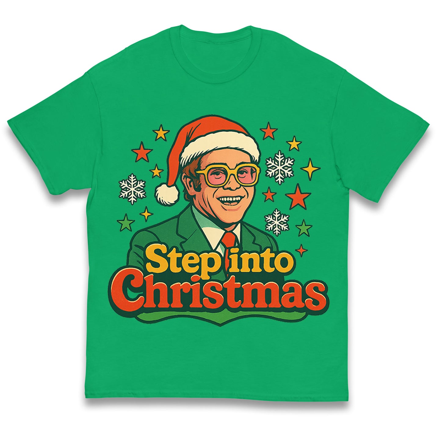 Elton John Christmas Kids T Shirt