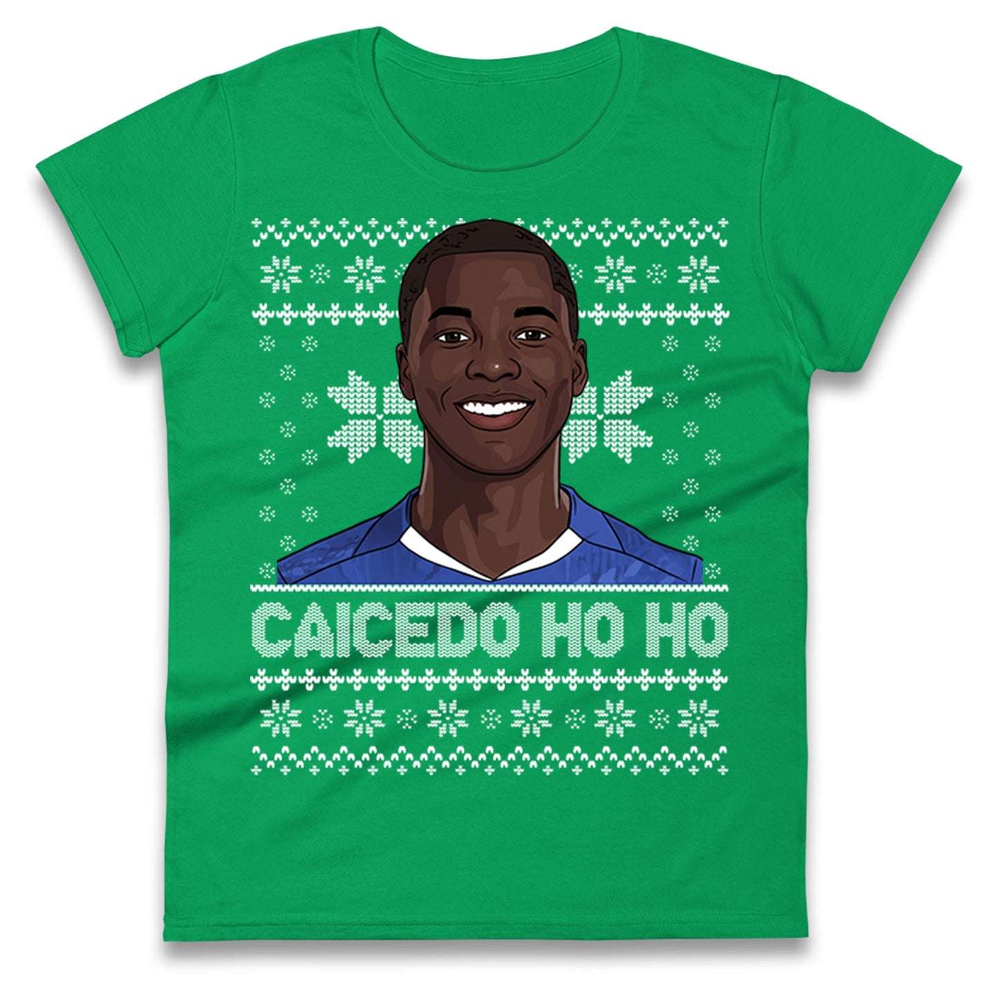 Moises Caicedo Christmas Ladies T Shirt