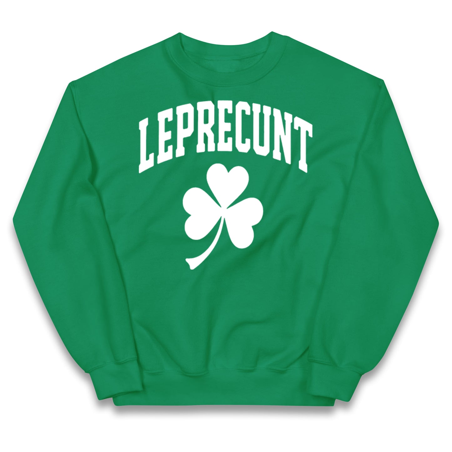 Leprecunt St Patricks Day Kids Jumper 