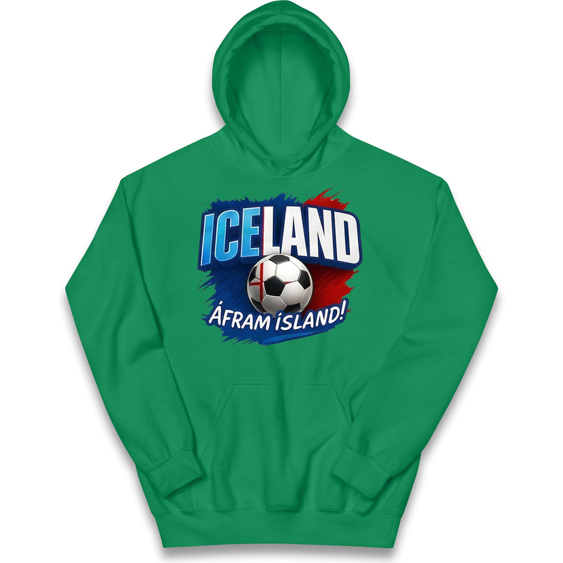 Iceland Retro World Cup Kids Hoodie