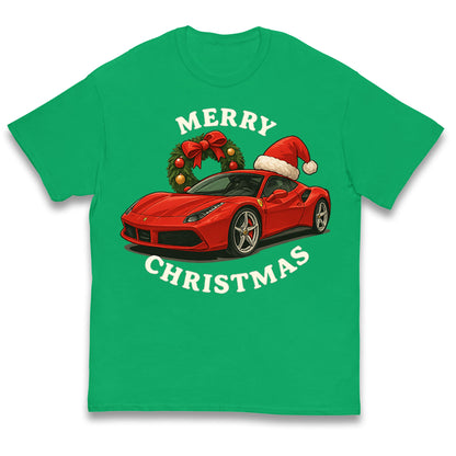 Ferrari Christmas Kids T Shirt