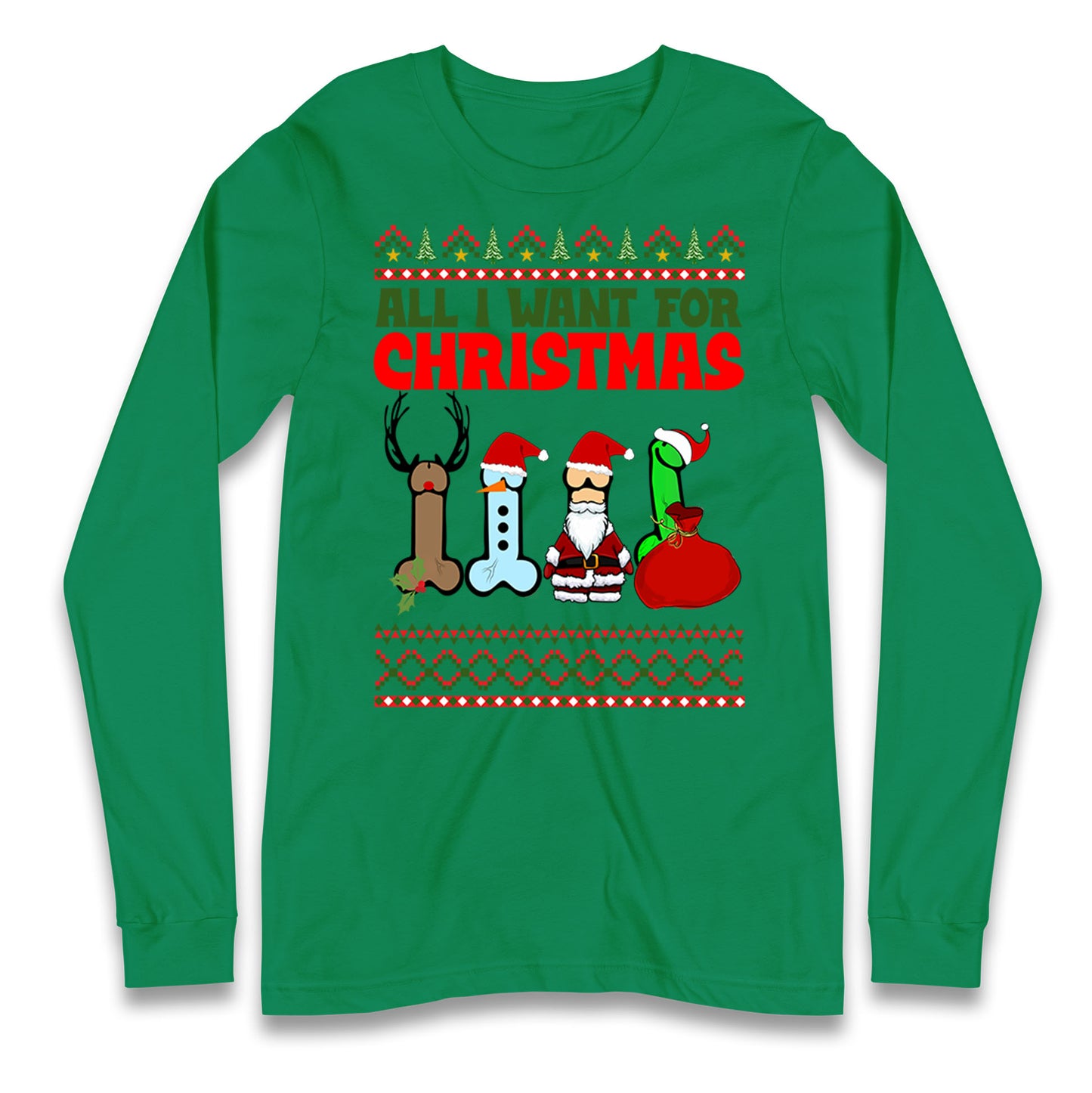 All I Want For Christmas Funny Adults Joke T Shirt