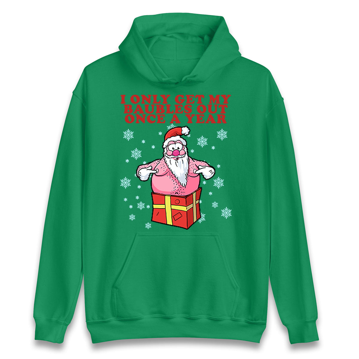 Fat Santa Christmas Funny Hoodie