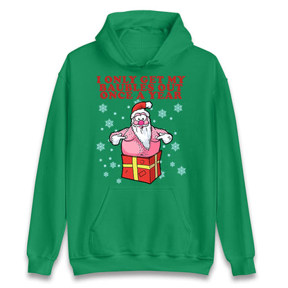 Fat Santa Christmas Funny Hoodie