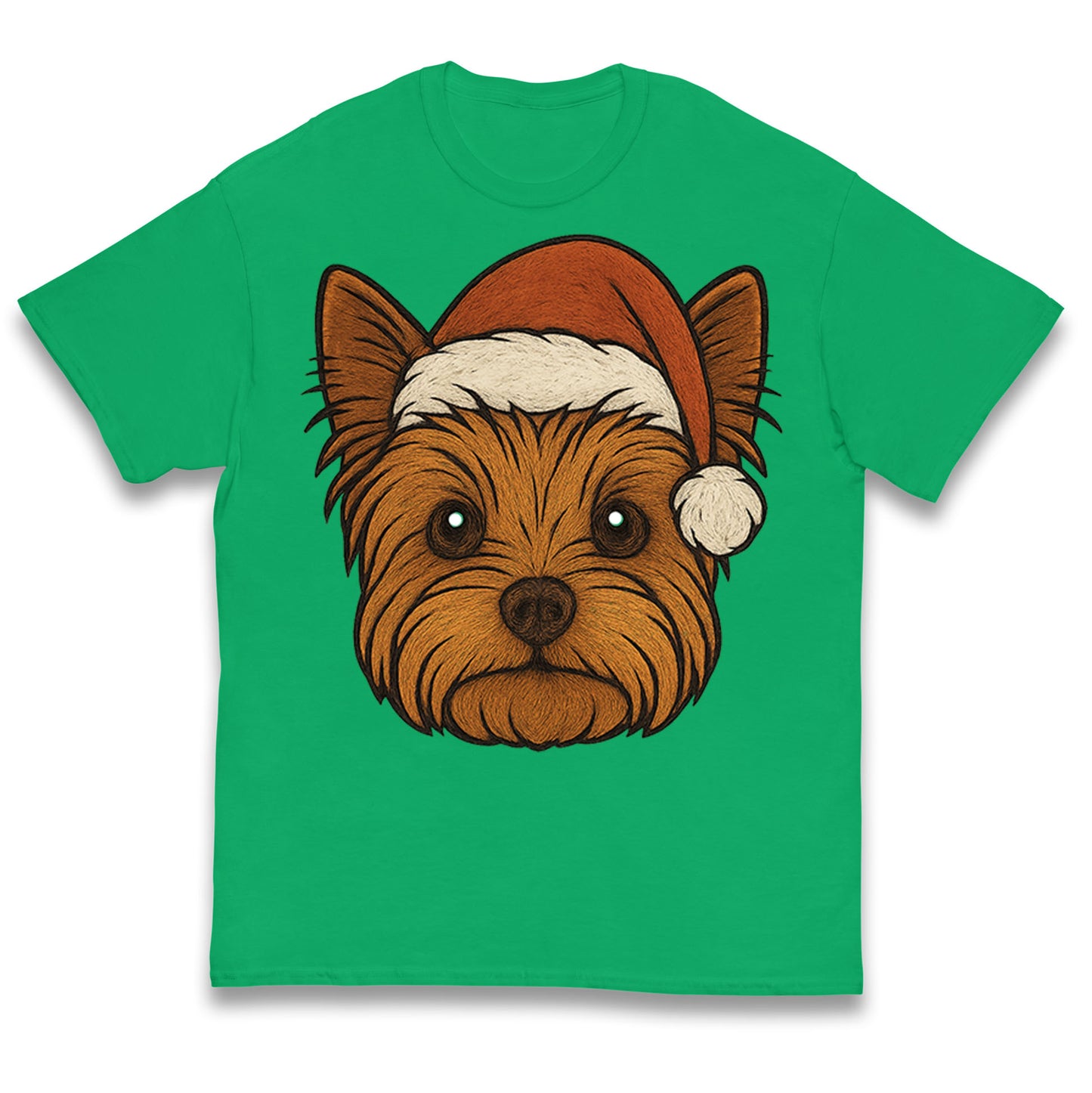 Yorkshire Terrier Christmas Kids T Shirt 