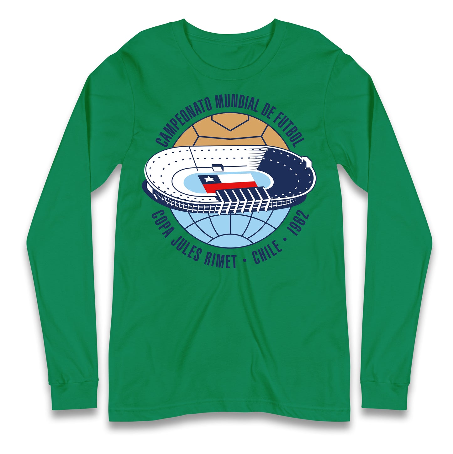 Chile 1962 Retro World Cup Longsleeve T Shirt