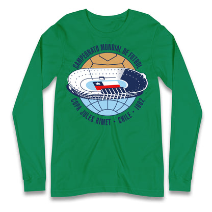 Chile 1962 Retro World Cup Longsleeve T Shirt