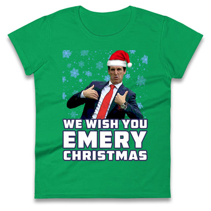 We Wish You Emery Christmas Womens T Shirt