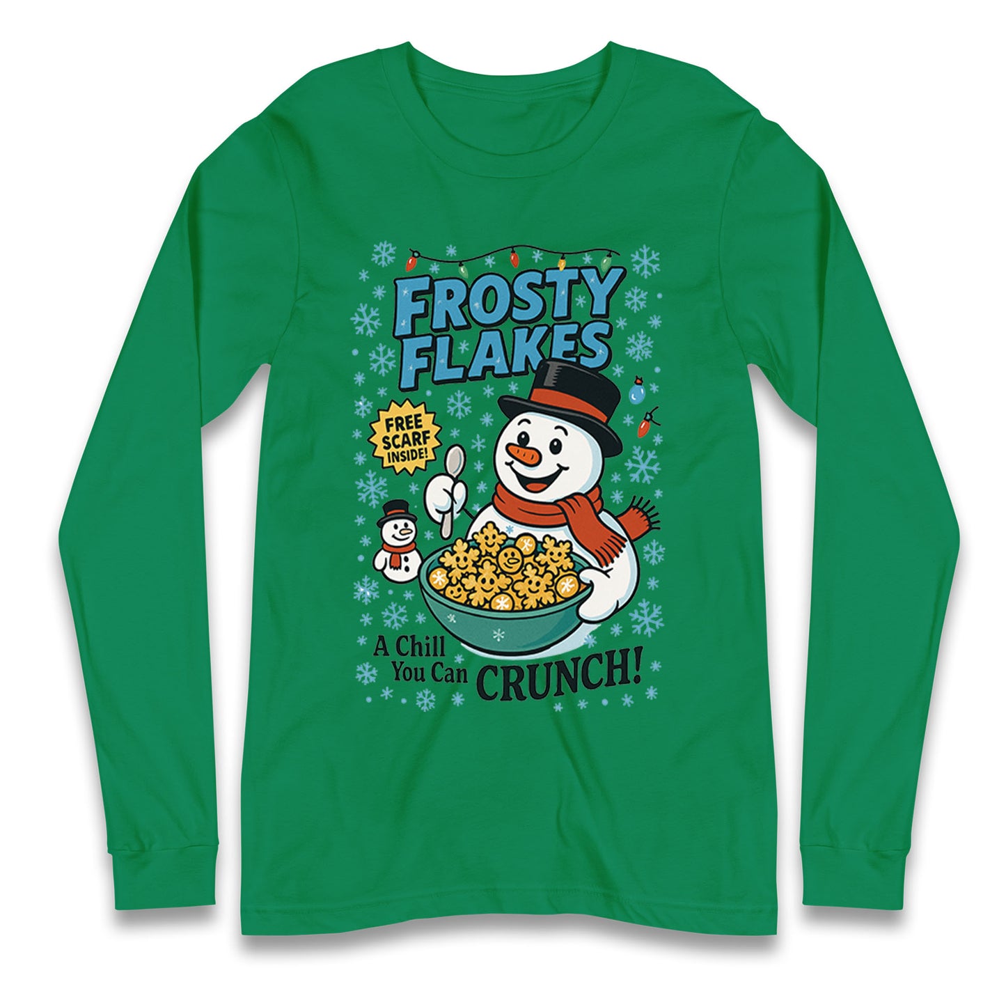 Snowman Christmas Longsleeve T Shirt
