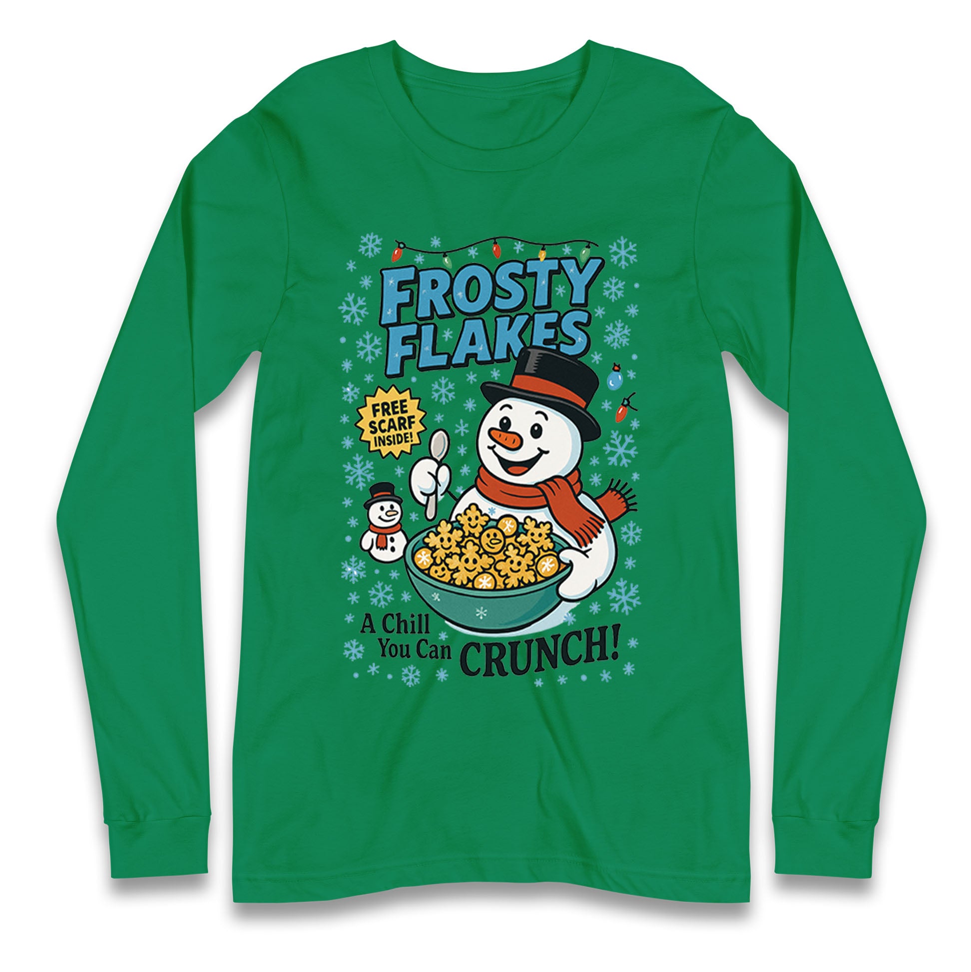Snowman Christmas Longsleeve T Shirt