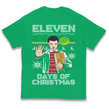 Eleven Christmas Kids T Shirt